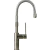 Latoscana Elba Single Handle Pull Out Spray Kitchen Faucet, Brushed Nickel, 78PW557YO