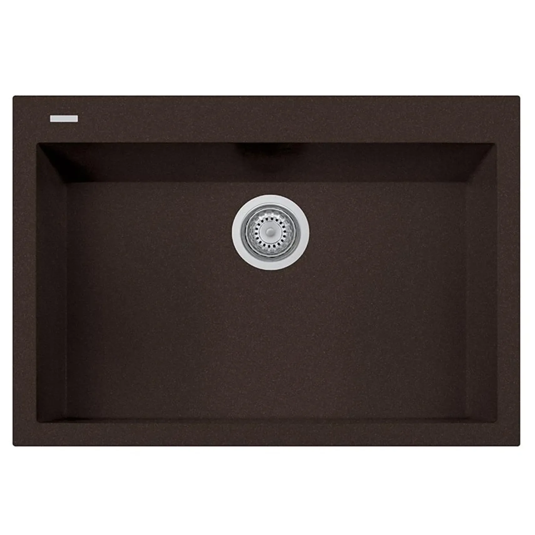 Latoscana Plados 30" Quartz Composite Drop-in Single Bowl Kitchen Sink, Brown, ON7610-64UG