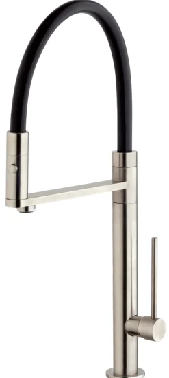 Latoscana Single Handle Pull Out Spray Kitchen Faucet, Brushed Nickel, 78PW559YO