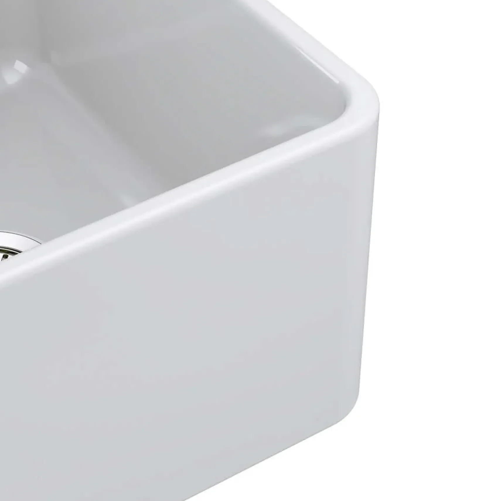 Latoscana 33" Fireclay Farmhouse Sink, 60/40 Double Bowl, White, LTD3319W