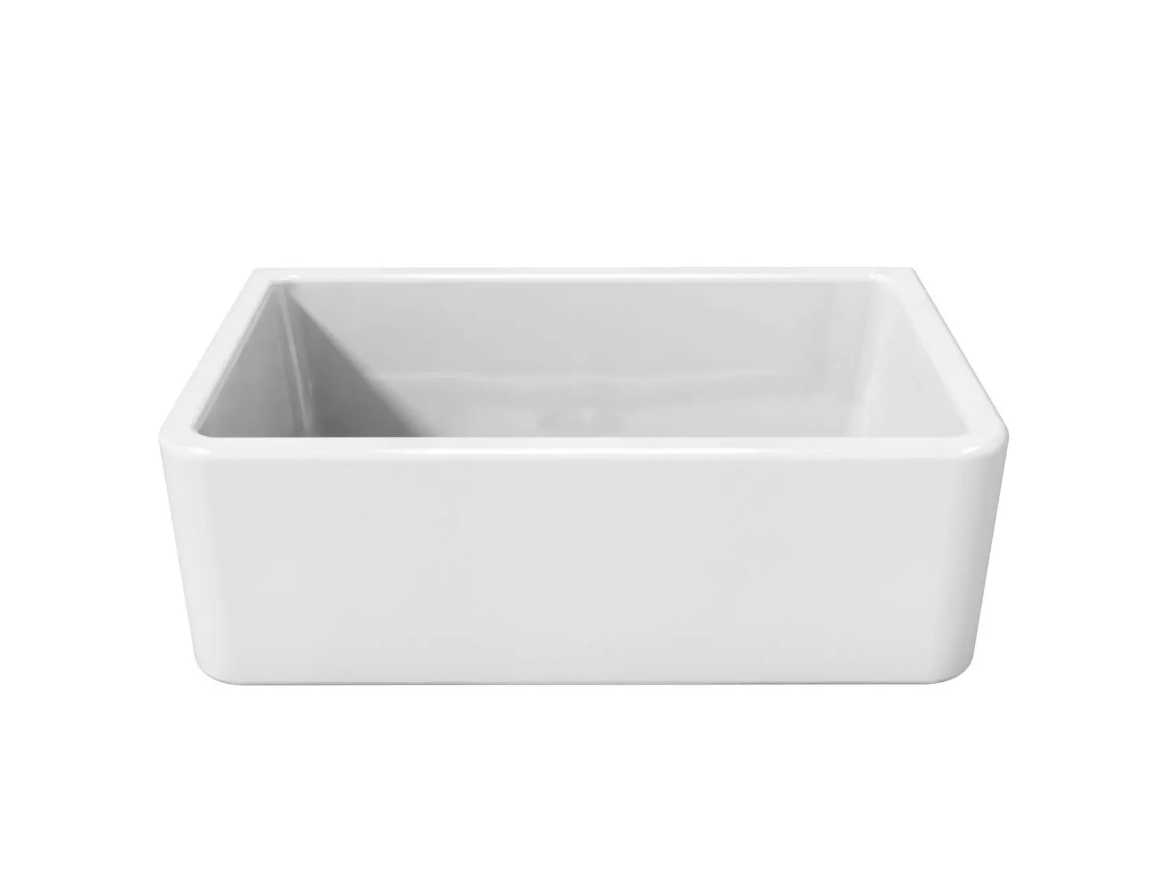 Latoscana 30" Fireclay Single Bowl Farmhouse Apron Sink, White, LFS3018W