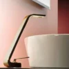 MaestroBath 1.2 GPM Eterna Single Handle ADA Bathroom Sink Faucet, Polished Gold, High, Lead-Free Brass, FAU-ETH-PGL
