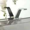 MaestroBath 1.2 GPM Eterna Single Handle ADA Bathroom Sink Faucet, Polished Chrome, Low, Lead-Free Brass, FAU-ETL-PCR