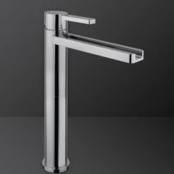 MaestroBath 1.2 GPM Flusso Luxury Waterfall ADA Bathroom Faucet, Chrome, Lead-Free Brass, Polished Chrome, FAU-FLS-CHR