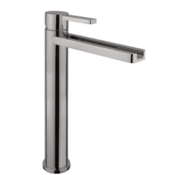MaestroBath 1.2 GPM Flusso Luxury Waterfall ADA Bathroom Faucet, Polished Nickel, Lead-Free Brass, FAU-FLS-PNI