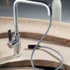 MaestroBath 1.8 GPM Luce Mono Shower ADA Kitchen Faucet, Chrome, Lead-Free Brass, Polished Chrome, KIT-LUC-CHR