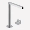 MaestroBath 1.2 GPM Ninfea Luxury Single Handle ADA Bathroom Sink Faucet, Polished Chrome, High, Lead-Free Brass, FAU-NIH-PCR