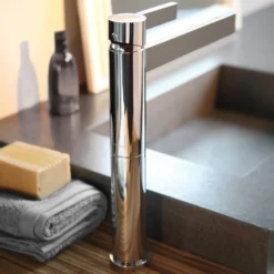 MaestroBath 1.2 GPM Primavera ADA Bathroom Faucet, Polished Nickel, Without pop-up drain, Lead-Free Brass, FAU-PRM-PNI