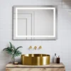 MaestroBath 16" Regina Modern Round Vessel ADA Bathroom Sink, Brushed Rose Gold, Stainless Steel, STN-RGN-BRG