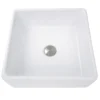 Nantucket Sinks Brant Point 15" Ceramic Bathroom Vessel Sink, White, NSV107A