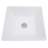Nantucket Sinks Brant Point 16" Ceramic Bathroom Vessel Sink, White, NSV109