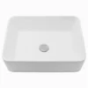 Nantucket Sinks Brant Point 19" Ceramic Bathroom Vessel Sink, White, NSV105
