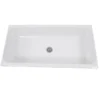 Nantucket Sinks Brant Point 36" Fireclay Bathroom Sink, White, Canal35-90