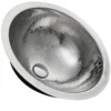 Nantucket Sinks Brightwork Home 17" Stainless Steel Bathroom Sink, RLS-OF