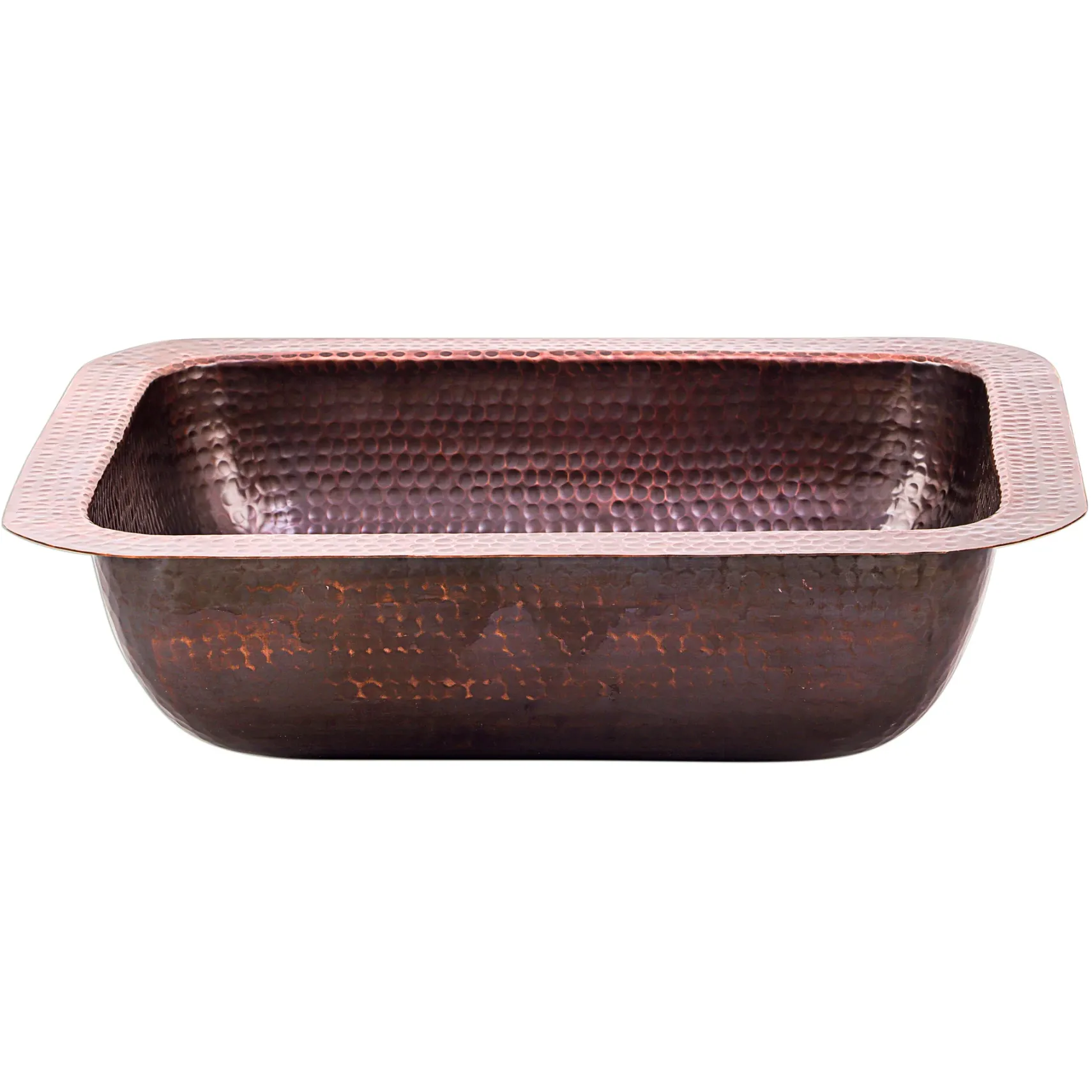 Nantucket Sinks Brightwork Home 17" Rectangle Copper Bar/Prep Sink with Accessories, 16 Gauge, REHC-2.5