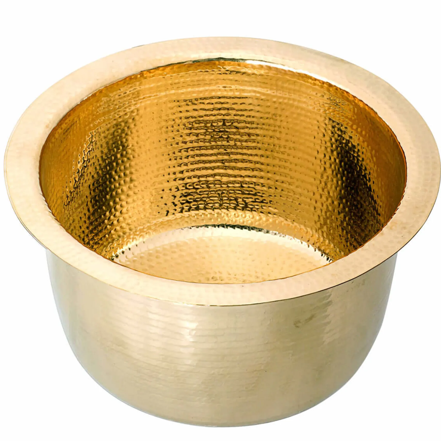 Nantucket Sinks Brightwork Home 15" Round Brass Bar/Kitchen Sink, RS15-UB