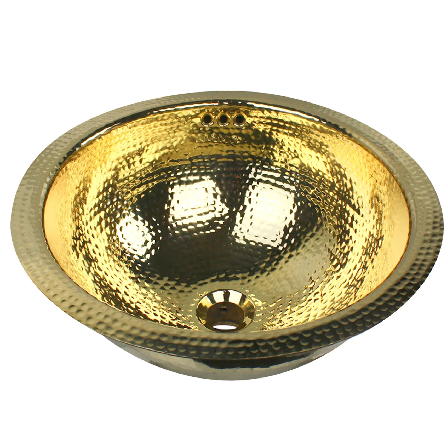Nantucket Sinks Brightwork Home 17" Brass Bathroom Sink, RLB-OF