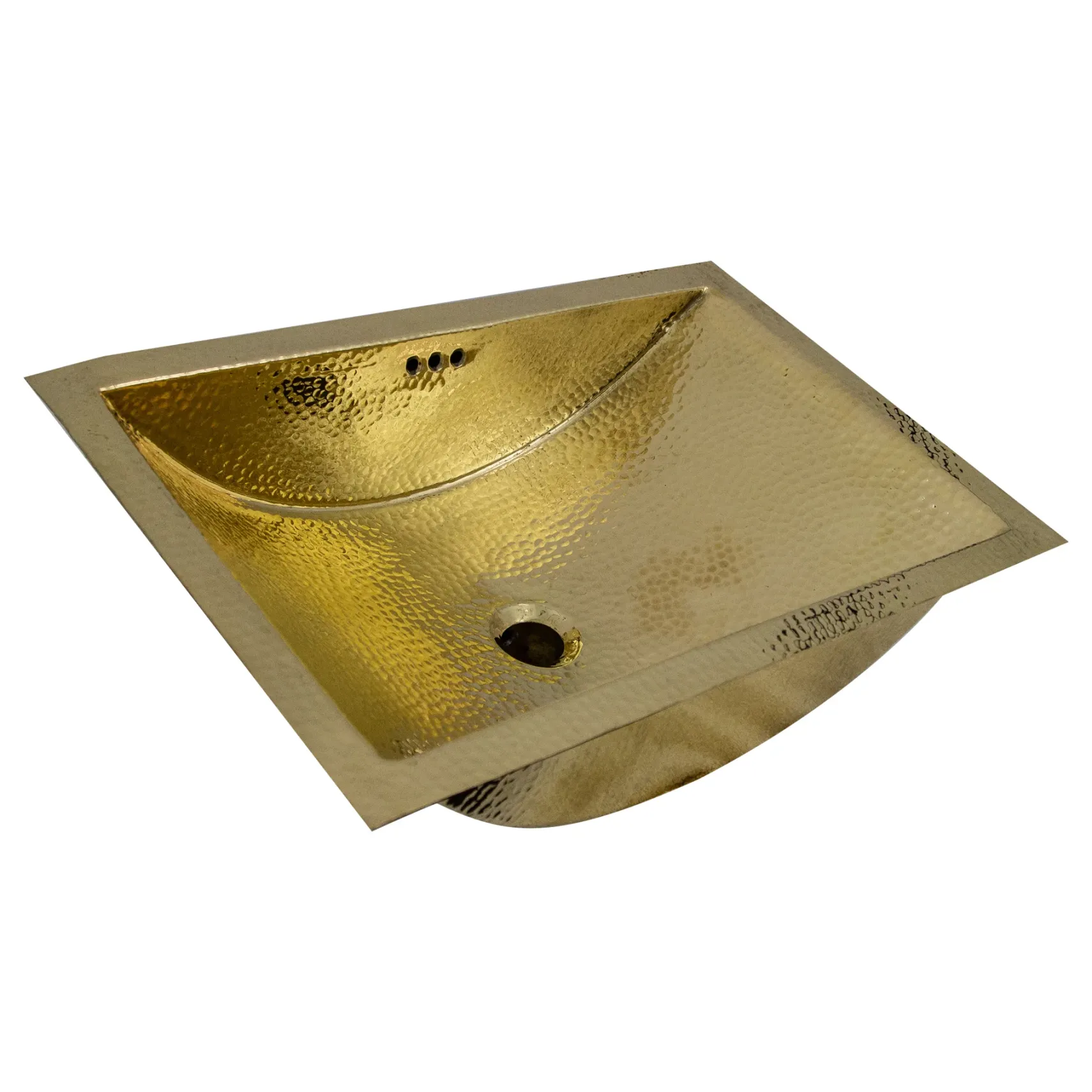 Nantucket Sinks Brightwork Home 24" Brass Bathroom Sink, TRB2416-OF
