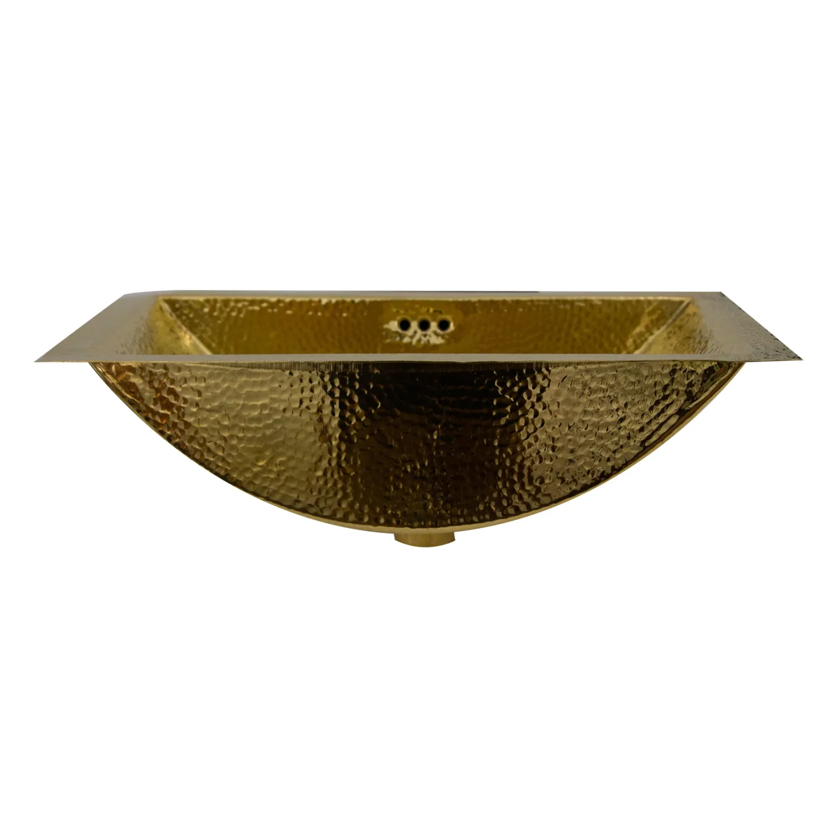 Nantucket Sinks Brightwork Home 24" Brass Bathroom Sink, TRB2416-OF
