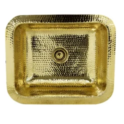 Nantucket Sinks Brightwork Home 18" Brass Bar Sink, REB