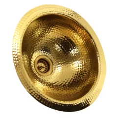Nantucket Sinks Brightwork Home 13" Brass Bar Sink, Polished, ROB
