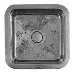 Nantucket Sinks Brightwork Home 17" Stainless Steel Bar Sink, SQRS-7
