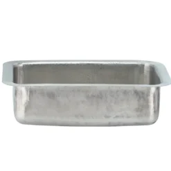 Nantucket Sinks Brightwork 20" Rectangular Stainless Steel Bar/Kitchen Sink with Accessories, 18 Gauge, RES2014-MF