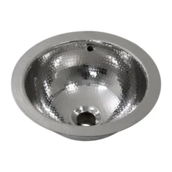 Nantucket Sinks Brightwork Home 13" Stainless Steel Bathroom Sink, ROS-OF
