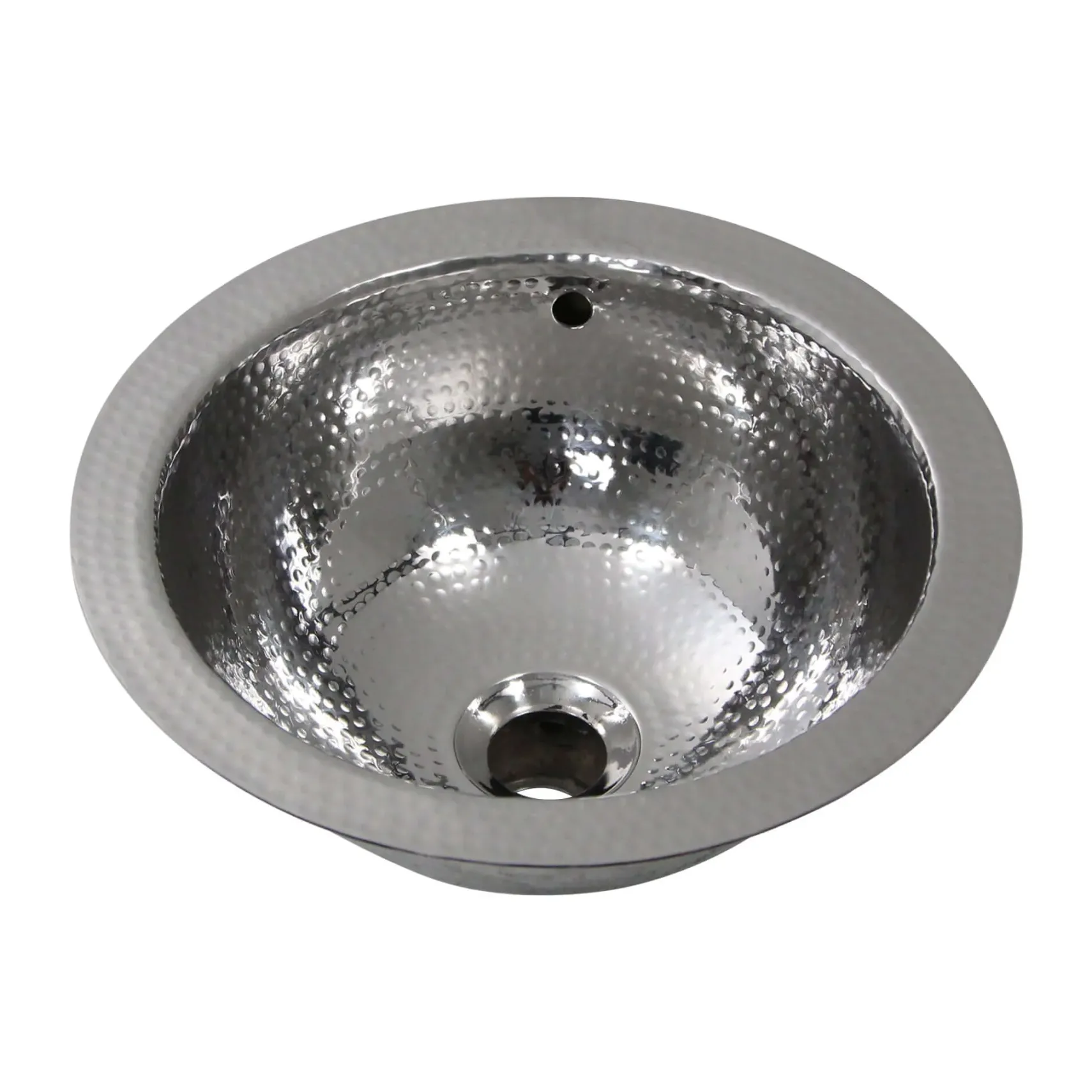 Nantucket Sinks Brightwork Home 13" Stainless Steel Bathroom Sink, ROS-OF