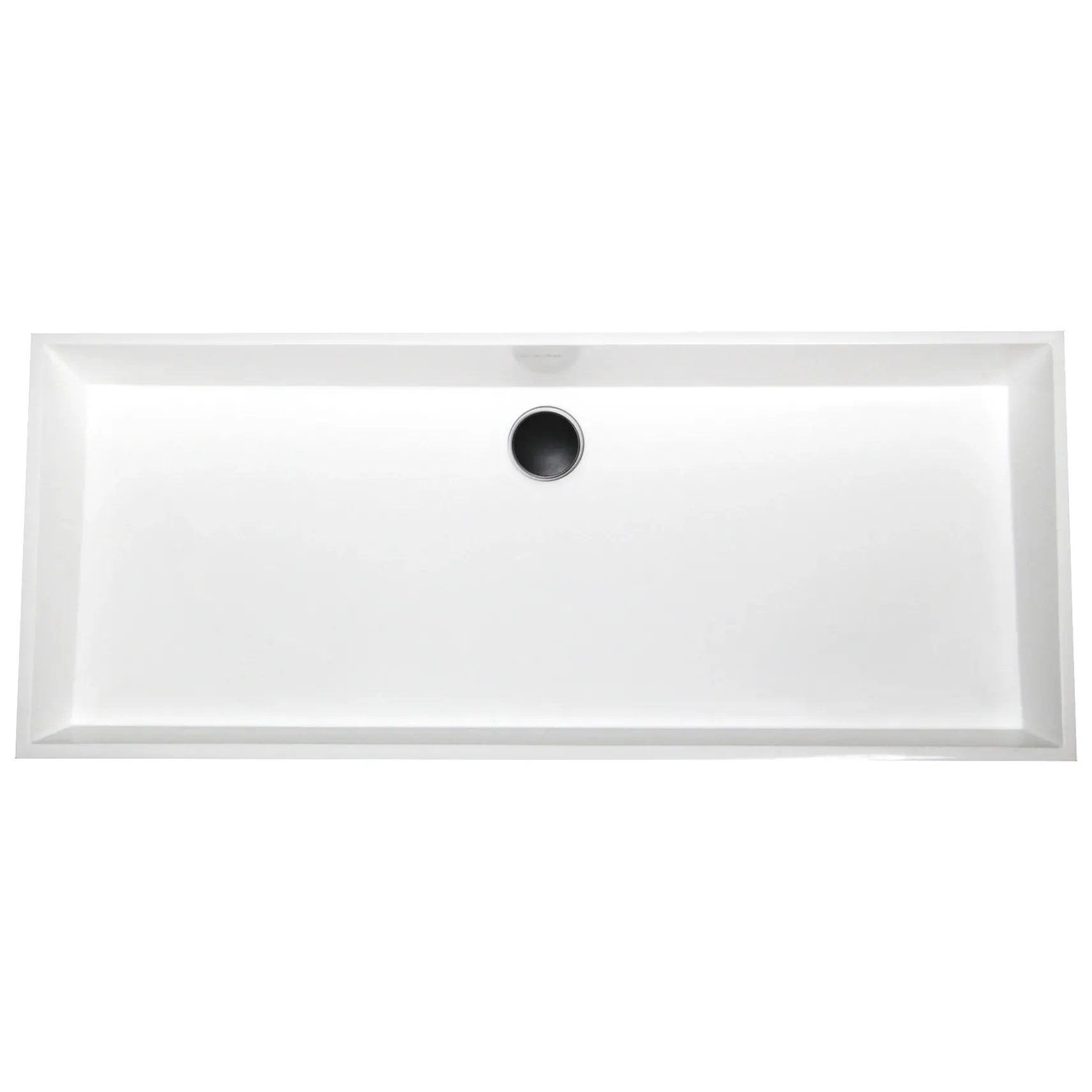 Nantucket Sinks Glacierstone 36" Bathroom Sink, White, NS-GSTR36