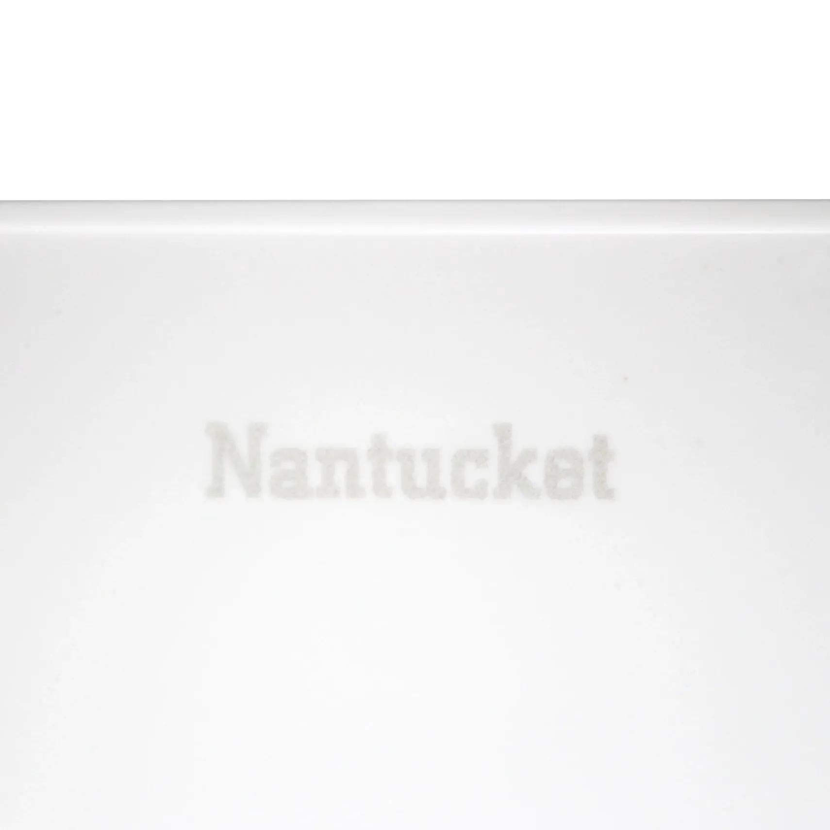 Nantucket Sinks Glacierstone 36" Bathroom Sink, White, NS-GSTR36