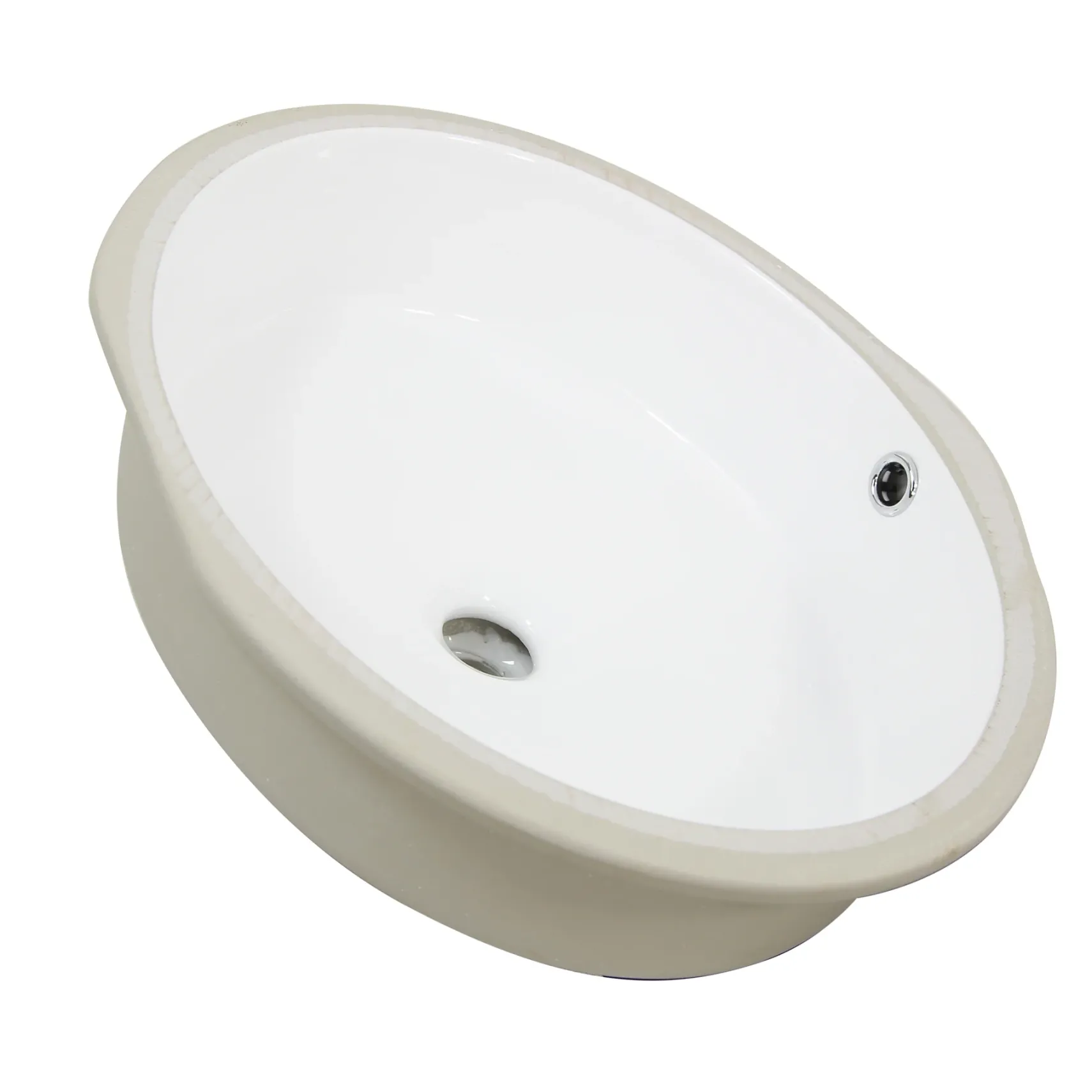 Nantucket Sinks Great Point 19" Ceramic Bathroom Sink, White, UM-16CW