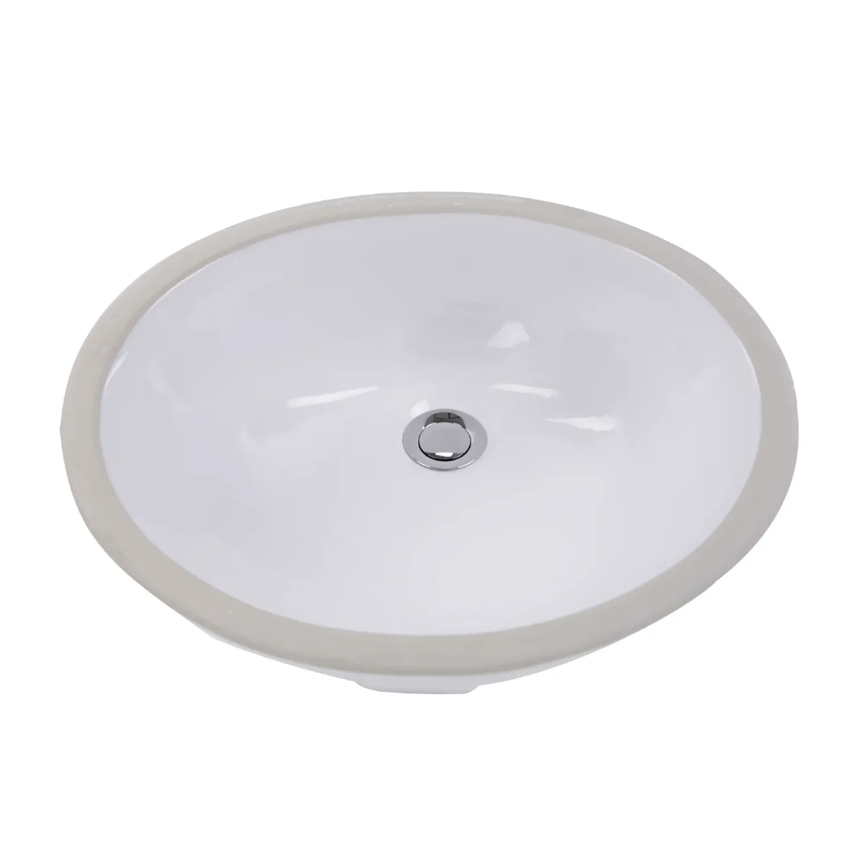 Nantucket Sinks Great Point 19" Ceramic Bathroom Sink, White, GB-17x14-W