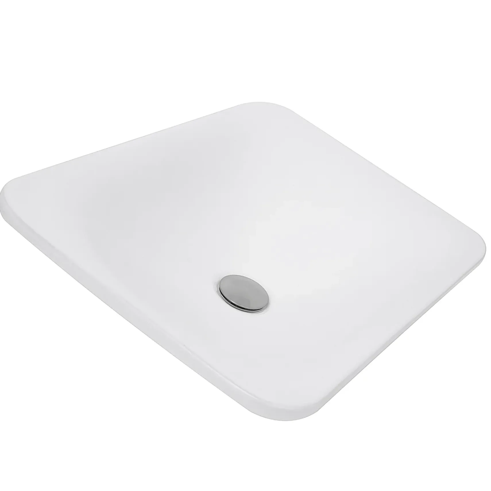 Nantucket Sinks Great Point 21" Ceramic Bathroom Sink, White, DI-2114-R