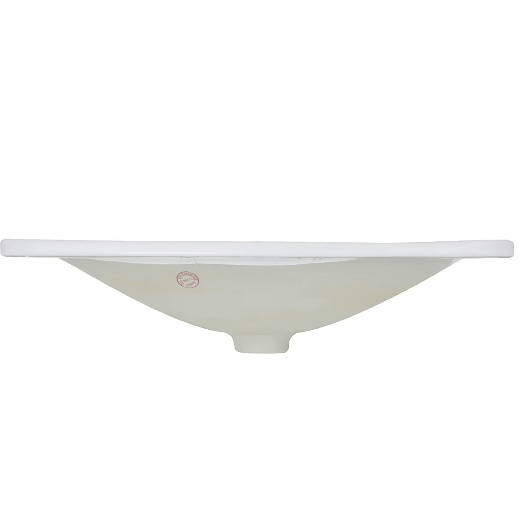 Nantucket Sinks Great Point 21" Ceramic Bathroom Sink, White, DI-2114-R