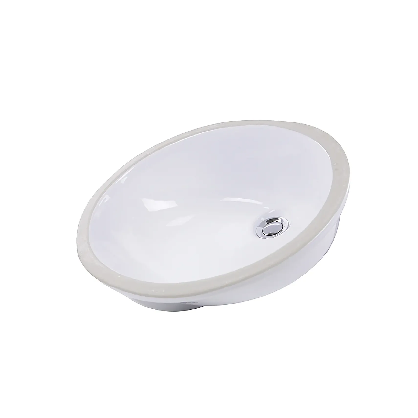 Nantucket Sinks Great Point 17" Ceramic Bathroom Sink, White, GB-15x12-W