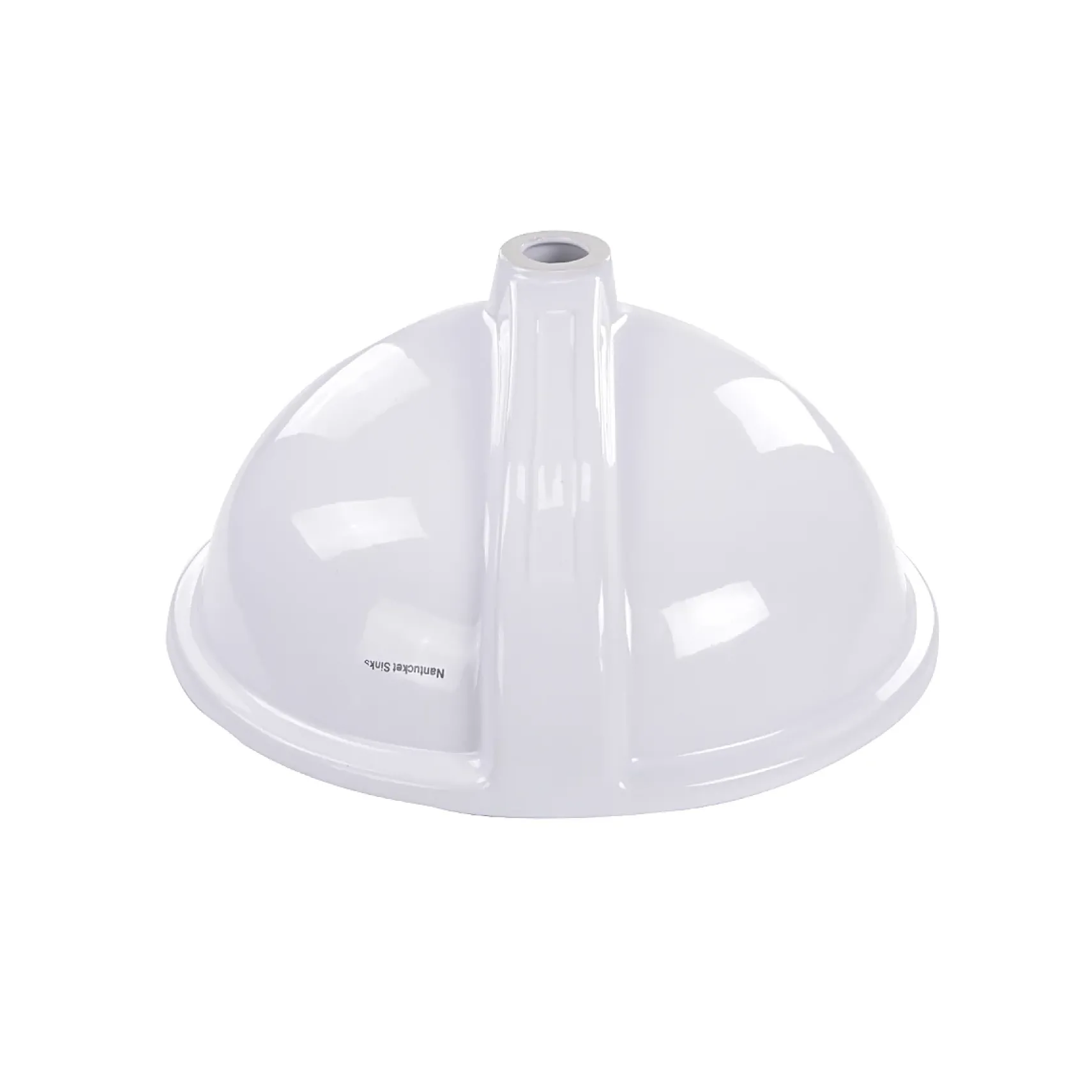 Nantucket Sinks Great Point 17" Ceramic Bathroom Sink, White, GB-15x12-W