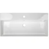 Nantucket Sinks Newport 36" x 18" Rectangle Wallmount Fireclay Bathroom Sink with Accessories, White, NS-NPCS36W