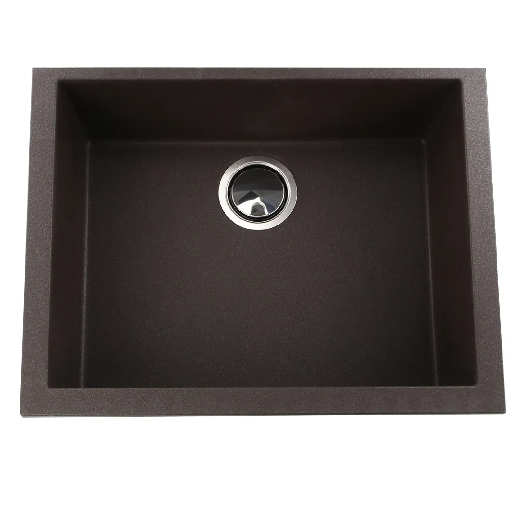 Nantucket Sinks Plymouth 24" Granite Composite Kitchen Sink, Brown, PR2418-BR