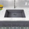 Nantucket Sinks Plymouth 30" Granite Composite Kitchen Sink, Titanium, PR3018-TI