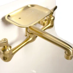 Nantucket Sinks Premium Accessories Brass Utility/Mud/Laundry Faucet, Handle, CIF-2HSB