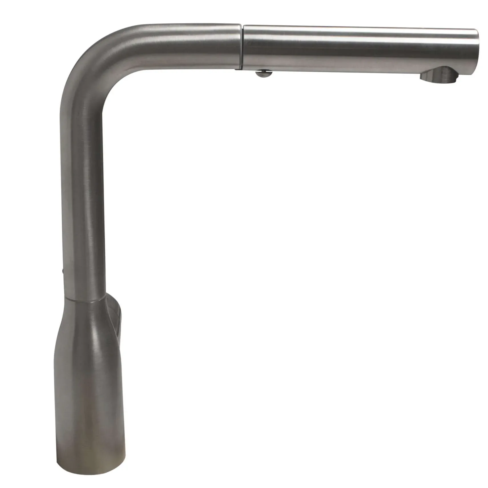 Nantucket Sinks Premium Kitchen 1.8 GPM Lever Stainless Steel Kitchen Faucet, Lever, KFPO12BRS