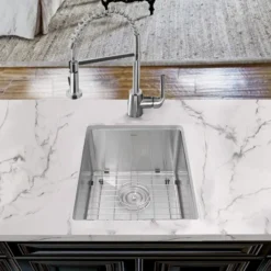 Nantucket Sinks Pro Series 15" Stainless Steel Bar Sink, SR1815
