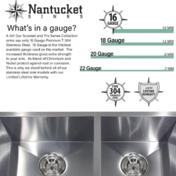 Nantucket Sinks Pro Series 25