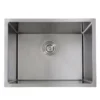 Nantucket Sinks Pro Series 23" Undermount 304 Stainless Steel Laundry/Utility Sink with Accessories, SR2318-12-16