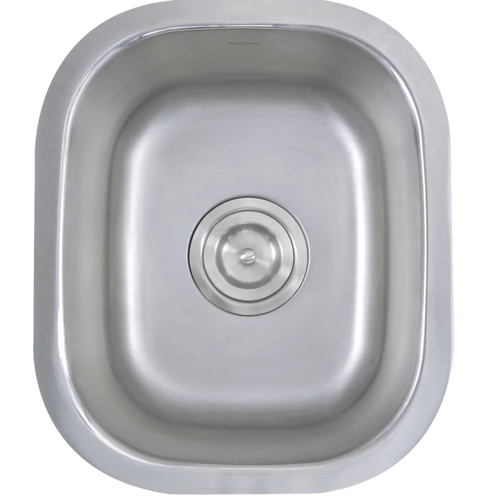 Nantucket Sinks Quidnet 15" Rectangle 304 Stainless Steel Bar/Prep Sink with Accessories, NS1512