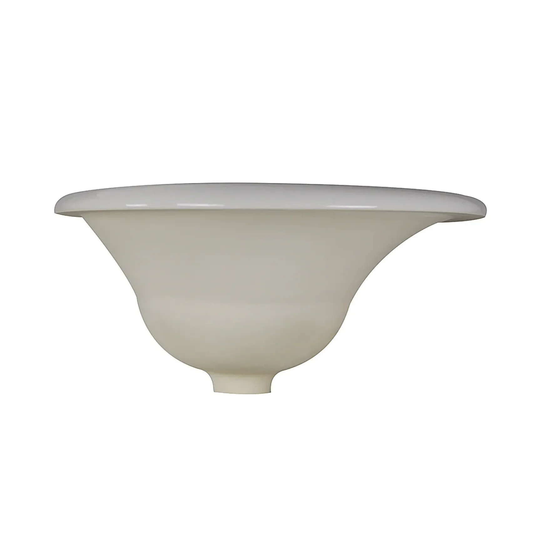 Nantucket Sinks Regatta 25" Fireclay Bathroom Sink, White/Gold, RC70640GS