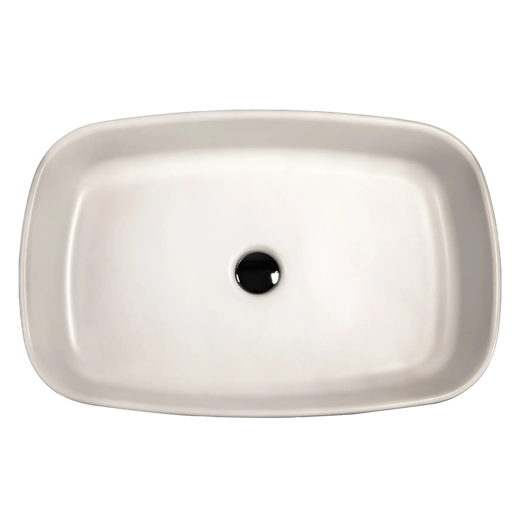 Nantucket Sinks Regatta 24" x 15.75" Rectangular Fireclay Bathroom Vessel Sink with Accessories, Matte White, RC6044MW