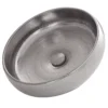 Nantucket Sinks Regatta 16" Fireclay Bathroom Vessel Sink, Platinum, RC72030P