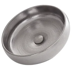 Nantucket Sinks Regatta 16" Fireclay Bathroom Vessel Sink, Platinum, RC72030P